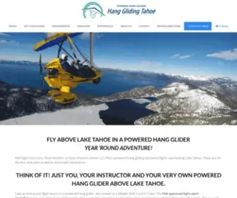 Hangglidingtahoe.com(Hang Gliding Tahoe) Screenshot