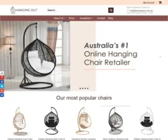 Hangingout.com.au(Hanging Egg Chairs) Screenshot