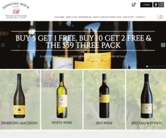 Hangingrock.com.au(Hanging Rock Winery) Screenshot