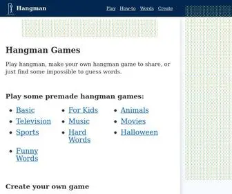 Hangmanwords.com(Play, Strategize, Solve) Screenshot