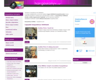 Hangoskonyv.net(Hangoskönyv) Screenshot