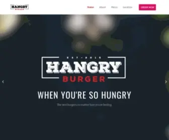 Hangryburger.com(Hangry Burger) Screenshot