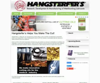 Hangsterfers.com(Hangsterfer's Laboratories) Screenshot