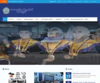 Hangtuah.ac.id(Universitas Hang Tuah) Screenshot