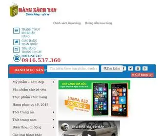 HangXachtayhanoi.com(Hàng) Screenshot