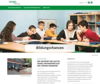 Haniel-Stiftung.de(Die Arbeitswelt verändert sich) Screenshot