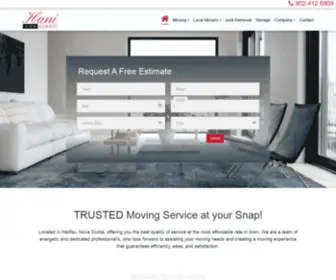 Hanivanlines.ca(Hani Van Lines) Screenshot