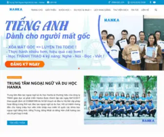 Hanka.edu.vn(Trung Tâm Ngoại Ngữ Và Du Học) Screenshot