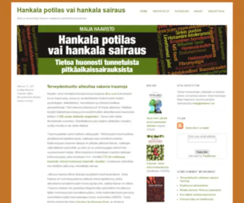 Hankalapotilas.net(Hankalapotilas) Screenshot