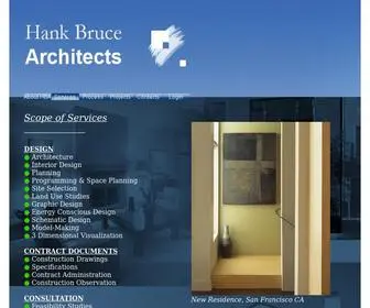 Hankbrucearchitects.com(Hank Bruce Architects) Screenshot