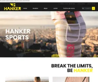 Hanker-Sports.com(Hanker-Sports Ropa Deportiva para Hombre y Mujer) Screenshot