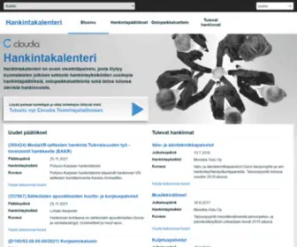 Hankintakalenteri.fi(Hankintakalenteri) Screenshot