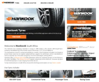 Hankooktyres.co.za(Hankook Tyres) Screenshot