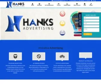 Hanksadvertising.com(Hanks advertising) Screenshot