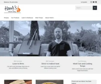 Hankstruebbq.com(Hanks True BBQ) Screenshot