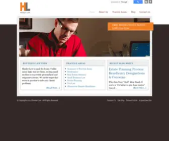 Hanleylaw.com(Hanley Law) Screenshot