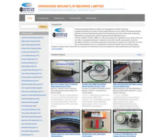 Hannabearings.com(HONGKONG BOUKEYLIN BEARING LIMITED) Screenshot