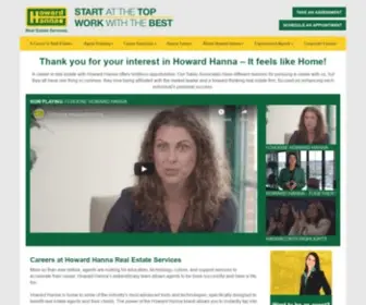 Hannacareers.com(Careers at Howard Hanna Real Estate Services) Screenshot