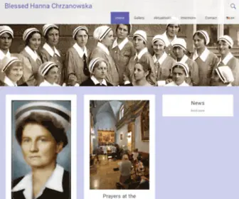 Hannachrzanowska.pl(Błogosławiona Hanna Chrzanowska) Screenshot