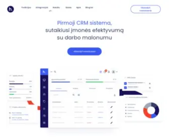 Hannacrm.lt(HANNA CRM) Screenshot
