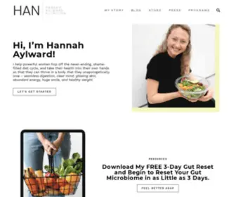 Hannahaylward.com(Hannah Aylward Nutrition) Screenshot