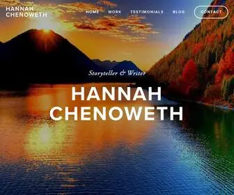 Hannahchenoweth.com(Hannah Chenoweth) Screenshot