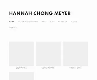 Hannahcmeyer.com(Hannah Chong Meyer) Screenshot