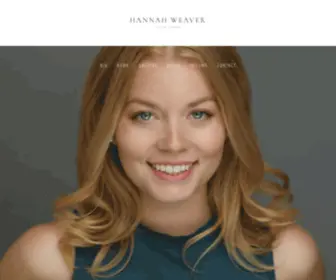 Hannahcweaver.com(Hannah Weaver) Screenshot