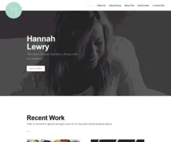 Hannahlewry.com(Hannah Lewry) Screenshot