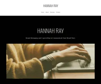 Hannahmray.com(Hannah Ray) Screenshot