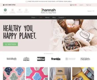 Hannahpad.com.au(Best Shopify Theme) Screenshot