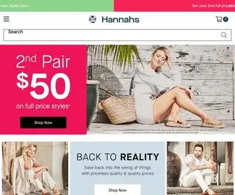Hannahs.co.nz(Hannahs Home) Screenshot
