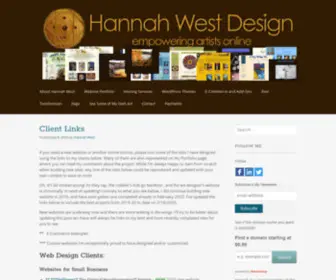 Hannahwestdesign.com(Hannah West Web Design) Screenshot