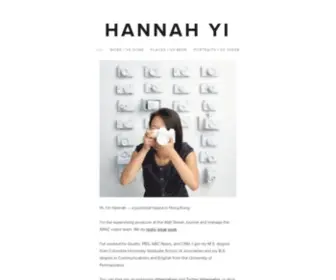 Hannahyi.com(Hannah Yi) Screenshot