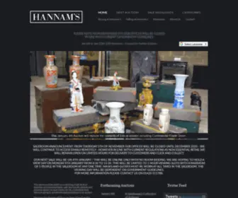 Hannamsauctioneers.com(Hannam's) Screenshot