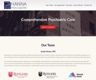 Hannapsychiatry.com(Hanna Psychiatry) Screenshot