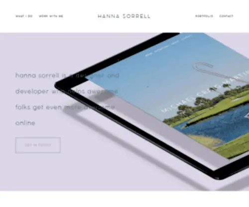 Hannasorrell.co.uk(Hanna Sorrell) Screenshot