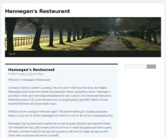 Hannegansrestaurant.com(St Louis Restaurant) Screenshot