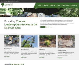 Hanneketreeservice.com(Hanneke Tree Services) Screenshot