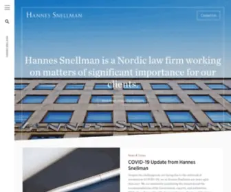 Hannessnellman.com(Hannes Snellman) Screenshot