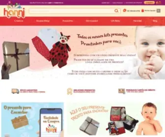 Hanni.com.br(Presente de bebê) Screenshot
