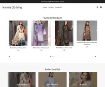 Hanniaclothing.com(Hannia Clothing) Screenshot