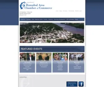 Hannibalchamber.org(Hannibal Area Chamber of Commerce) Screenshot