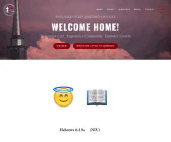 Hannibalfirst.com(Hannibal First Assembly Of God) Screenshot
