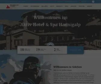 Hannigalp.ch(The Matterhorn Valley Hotels) Screenshot