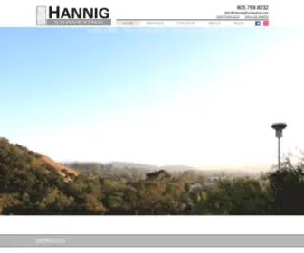 Hannigsurveying.com(Hannig Surveying) Screenshot