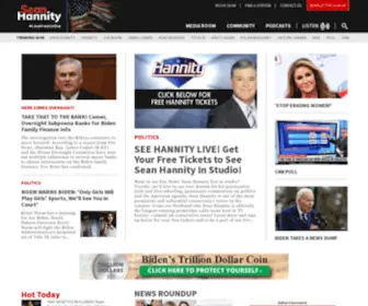 Hannity.com(Official Website of The Sean Hannity Show. Sean Hannity) Screenshot