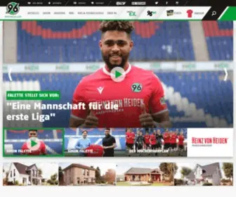 Hannover96.de(Hannover 96) Screenshot