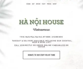 Hanoihousenyc.com(Hà) Screenshot