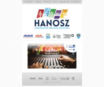 Hanosz.hu(Hangszeresek Országos Szövetsége) Screenshot